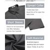 imageCOOFANDY Mens Button Down Shirt Short Sleeve Casual Shirt for Men Summer Business Casual Dress ShirtDark Grey