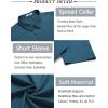 imageCOOFANDY Mens Button Down Shirt Short Sleeve Casual Shirt for Men Summer Business Casual Dress ShirtDenim Blue
