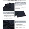 imageCOOFANDY Mens Button Down Shirt Short Sleeve Casual Shirt for Men Summer Business Casual Dress ShirtNavy Blue