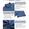 imageCOOFANDY Mens Button Down Shirt Short Sleeve Casual Shirt for Men Summer Business Casual Dress ShirtPacifico