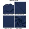 imageCOOFANDY Mens Button Down Shirts Short Sleeve Casual Summer Shirts Beach Wedding Shirt with PocketNavy Blue
