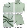 imageCOOFANDY Mens Button Down Short Sleeve Shirt Casual Cotton Summer Beach Linen Wedding Shirts with PocketLight Green
