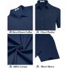 imageCOOFANDY Mens Button Down Short Sleeve Shirt Casual Cotton Summer Beach Linen Wedding Shirts with PocketNavy Blue