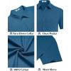 imageCOOFANDY Mens Button Down Short Sleeve Shirt Casual Cotton Summer Beach Linen Wedding Shirts with PocketSea Blue