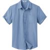 imageCOOFANDY Mens Button Down Short Sleeve Shirt Casual Dress Shirt Untucked Summer Shirts with PocketDark Blue