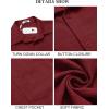 imageCOOFANDY Mens Button Down Short Sleeve Shirt Casual Shirts Summer Beach Textured Shirts with PocketBurgundy