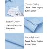 imageCOOFANDY Mens Casual Button Down Shirt Long Sleeve Linen Chambray Shirt1 Sky Blue