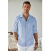 imageCOOFANDY Mens Casual Button Down Shirt Long Sleeve Untucked Chambray Shirt Wrinkle Free Dress ShirtsAngel Falls