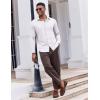 imageCOOFANDY Mens Casual Button Down Shirt Long Sleeve Wrinkle Free Shirts Stretch Dress ShirtWhite