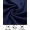 imageCOOFANDY Mens Casual Button Down Shirt Short Sleeve Textured Summer Cuban Beach ShirtsNavy Blue