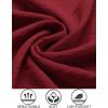 imageCOOFANDY Mens Casual Button Down Shirt Short Sleeve Textured Summer Cuban Beach ShirtsWine Red