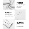 imageCOOFANDY Mens Casual Button Down Shirts Long Sleeve WrinkleFree Shirt Lightweight Shirt JacketWhite