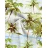 imageCOOFANDY Mens Casual Button Down Shirts Short Sleeve Linen Shirts Summer Beach Dress ShirtCoconut Tree Print