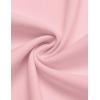 imageCOOFANDY Mens Casual Button Down Shirts Short Sleeve Linen Shirts Summer Beach Dress ShirtLinen  Pink