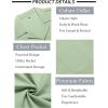 imageCOOFANDY Mens Casual Button Down Shirts Short Sleeve Summer Beach Shirt Fashion Textured Shirts with PocketLight Green