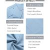 imageCOOFANDY Mens Casual Button Down Shirts Short Sleeve Summer Beach Shirt Fashion Textured Shirts with PocketSky Blue
