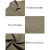 imageCOOFANDY Mens Casual Button Down Shirts Short Sleeve Summer Beach Vacation Untucked Dress Shirts with PocketArmy Green