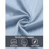 imageCOOFANDY Mens Casual Button Down Shirts Short Sleeve Textured Shirt Summer Beach Shirts for MenLight Blue
