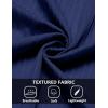 imageCOOFANDY Mens Casual Button Down Shirts Short Sleeve Textured Shirt Summer Beach Shirts for MenNavy Blue