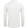 imageCOOFANDY Mens Casual Dress Shirt Button Down Shirts LongSleeve Plaid Collar Denim Work ShirtType 02  White