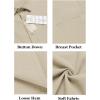 imageCOOFANDY Mens Casual Linen Shirt Short Sleeve Button Down Shirt Summer Beach Hawaiian ShirtsLight Coffee