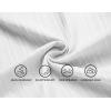 imageCOOFANDY Mens Casual Shirts Short Sleeve Button Down Shirts Fashion Textured Summer Beach ShirtA White