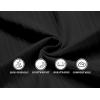 imageCOOFANDY Mens Casual Shirts Short Sleeve Button Down Shirts Fashion Textured Summer Beach ShirtBlack