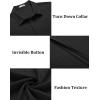 imageCOOFANDY Mens Casual Shirts Short Sleeve Button Down Shirts Fashion Textured Summer Beach ShirtBlack