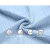 imageCOOFANDY Mens Casual Shirts Short Sleeve Button Down Shirts Fashion Textured Summer Beach ShirtClear Blue