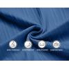 imageCOOFANDY Mens Casual Shirts Short Sleeve Button Down Shirts Fashion Textured Summer Beach ShirtNavy
