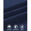 imageCOOFANDY Mens Casual Shirts Short Sleeve Button Down Shirts Fashion Textured Summer Beach ShirtNavy Blue