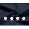 imageCOOFANDY Mens Casual Shirts Short Sleeve Button Down Shirts Fashion Textured Summer Beach ShirtNavy Blue