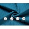 imageCOOFANDY Mens Casual Shirts Short Sleeve Button Down Shirts Fashion Textured Summer Beach ShirtTeal