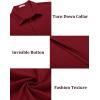 imageCOOFANDY Mens Casual Shirts Short Sleeve Button Down Shirts Fashion Textured Summer Beach ShirtWine Red