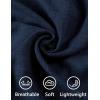 imageCOOFANDY Mens Casual Short Sleeve Button Down Shirts Cuban Linen Textured Shirt Summer Beach WearNavy Blue