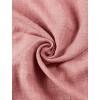 imageCOOFANDY Mens Casual Short Sleeve Button Down Shirts Cuban Linen Textured Shirt Summer Beach WearPink