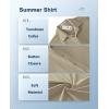 imageCOOFANDY Mens Casual Short Sleeve Button Down Shirts Summer Untucked Wrinkle Free ShirtsOlive Green