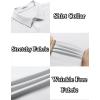 imageCOOFANDY Mens Casual Wrinkle Free Shirts Short Sleeve Button Down Summer Stretch Dress ShirtWhite