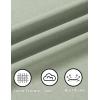 imageCOOFANDY Mens Cool Button Down Shirt Short Sleeve Summer Beach Shirts Linen Texture Casual Shirts with PocketLight Green