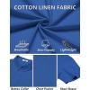 imageCOOFANDY Mens Cotton Linen Shirts Short Sleeve Casual Shirts Summer Button Down Shirt Linen Beach Vacation ShirtRoyal Blue
