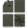 imageCOOFANDY Mens Cuban Guayabera Shirt Summer Beach Vacation Shirt Casual Short Sleeve Button Down Resort WearChive