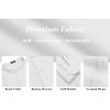 imageCOOFANDY Mens Cuban Guayabera Shirts Casual Long Sleeve Button Down Shirts Band Collar Linen Summer Beach ShirtsAwhite