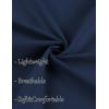 imageCOOFANDY Mens Dress Shirts Short Sleeve Lightweight Wrinkle Free Untucked Button Down ShirtNavy Blue