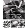 imageCOOFANDY Mens Flannel Plaid Shirts Long Sleeve Button Down Shirts Casual Fall Shirt JacketBlackwhite