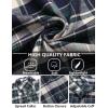 imageCOOFANDY Mens Flannel Plaid Shirts Long Sleeve Button Down Shirts Casual Fall Shirt JacketGreenwhite