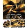 imageCOOFANDY Mens Flannel Plaid Shirts Long Sleeve Button Down Shirts Casual Fall Shirt JacketYellowblack