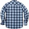 imageCOOFANDY Mens Flannel Plaid Shirts Long Sleeve Casual Button Down Shirt with PocketsBlue Black Plaid
