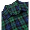 imageCOOFANDY Mens Flannel Plaid Shirts Long Sleeve Casual Cotton Button Down ShirtsPat2