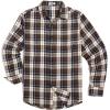 imageCOOFANDY Mens Flannel Shirts Long Sleeve Button Down Shirt with Pocket Casual Shirts Work Shirts for MenBrown Black Plaid