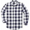 imageCOOFANDY Mens Flannel Shirts Long Sleeve Button Down Shirt with Pocket Casual Shirts Work Shirts for MenNavy Buffalo Plaid